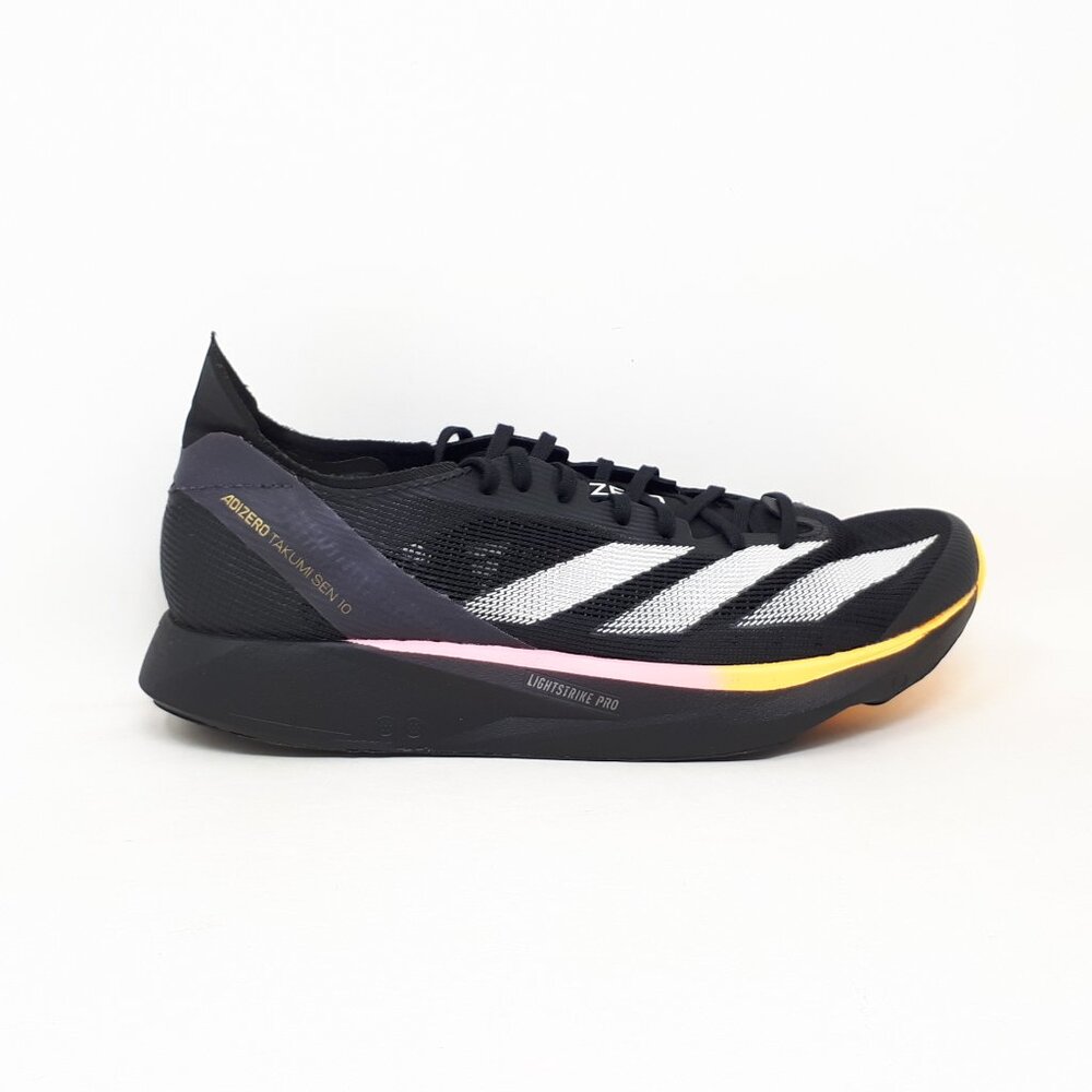 Adidas Adizero Takumi Sen 10 Black ID2794 Running Shoe Sneaker Womens 9 US NEW